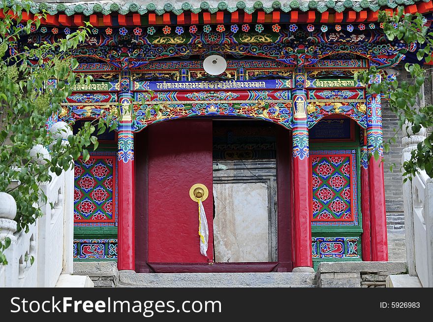 Chinese traditional door, ancient building