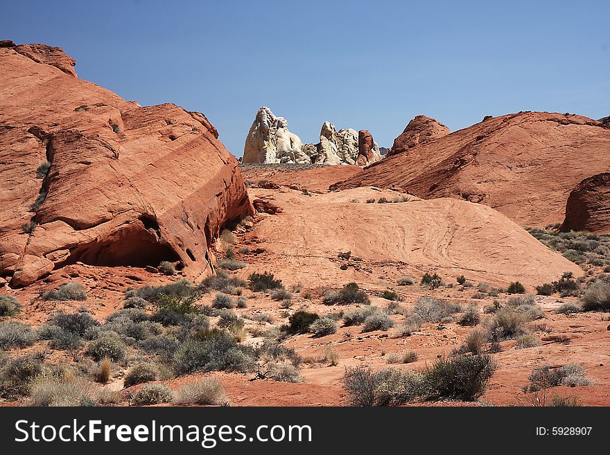 View of Valley of Fire, Nevada
