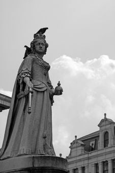 Queen Anne Statue Royalty Free Stock Photo