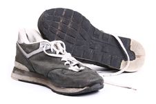 Old Grungy Running Shoes Royalty Free Stock Photos Old Grungy Running Shoes Royalty Free Stock Photos
