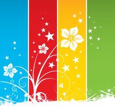 Colorful Floral Background Royalty Free Stock Photos