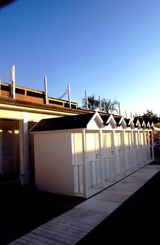 White Beach Huts Royalty Free Stock Images White Beach Huts Royalty Free Stock Images