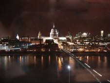 St Paul S Cathedral At Night Stock Image St Paul S Cathedral At Night Stock Image
