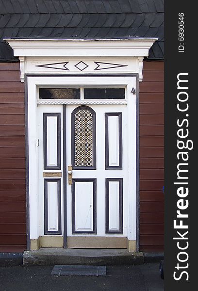 Door of a traditional german Home