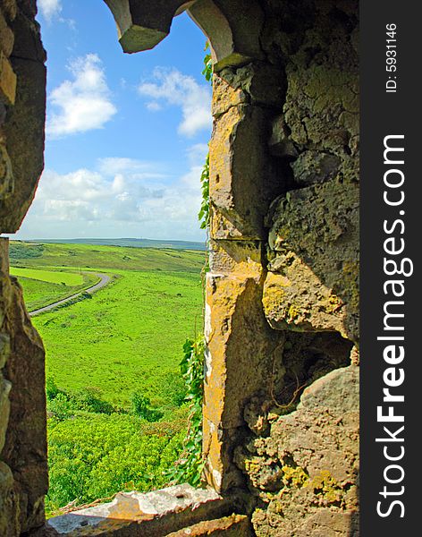 Image taken from an ancient castle in Ireland. Image taken from an ancient castle in Ireland.
