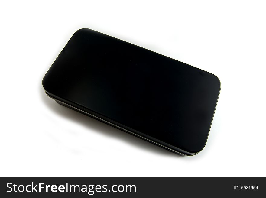 A photograph of a watch case against a white background