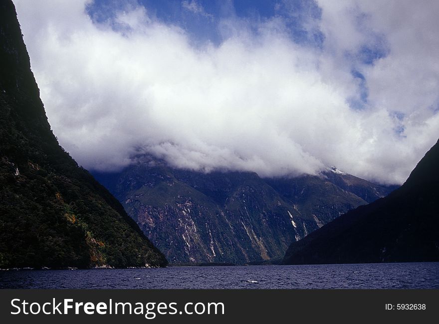 Milford Sound on New Zealand's South Island.