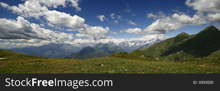 Landscape in the Alps of Italy. Landscape in the Alps of Italy
