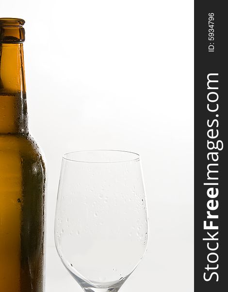 Beerbottle And Glass