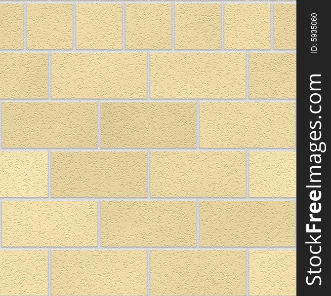 Cream seamless bricks