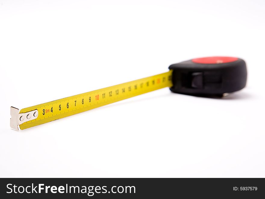 Measuring yellow tape tool