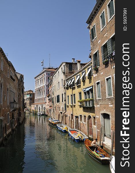 Travel photo, cannal in Venice
