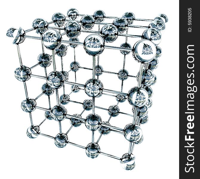 3d Model Of An Molecule