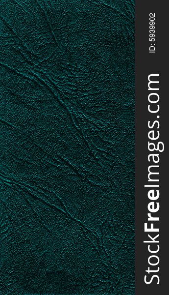 Textured  background of green decorative paper