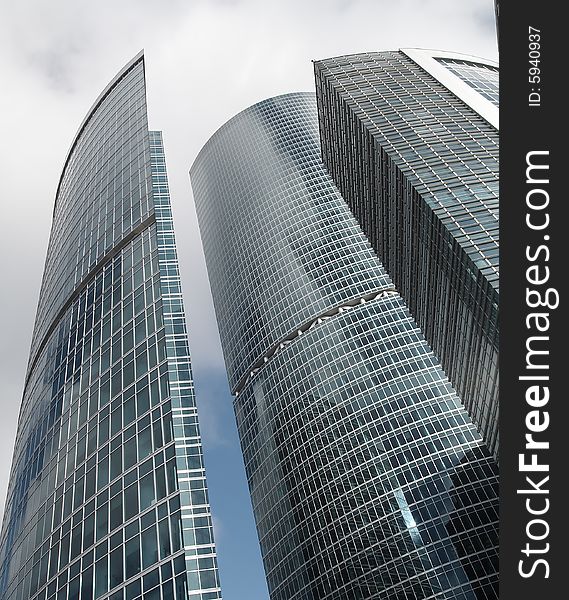 Skyscrapers in new Moscow City center