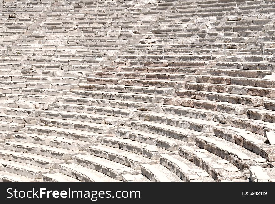 The ancient theatre in Epidaurus, Greece