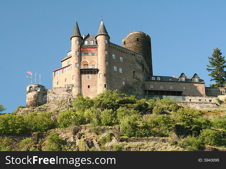Castle located in St Goar Germany. Castle located in St Goar Germany