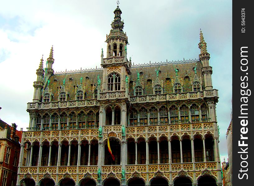 The Kings house and city museum at Grand Place in Brussels, Belgium. The Kings house and city museum at Grand Place in Brussels, Belgium.