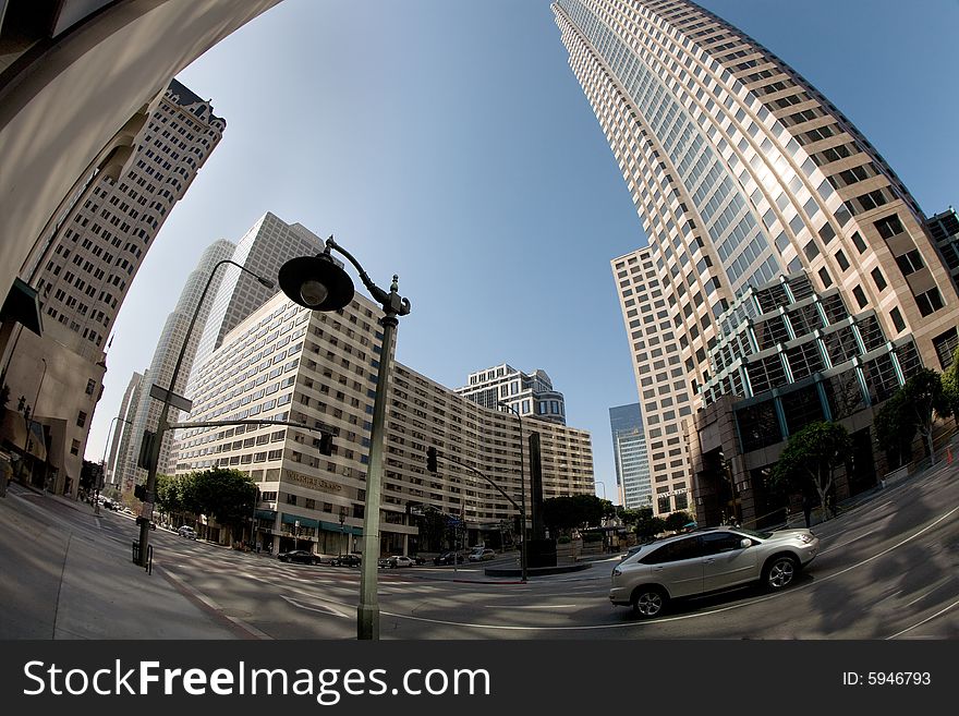 Downtown,Chicago,Illinois,USA(fish-eye). Downtown,Chicago,Illinois,USA(fish-eye).