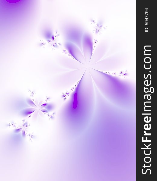 Beautiful violet flowers on violet background. Beautiful violet flowers on violet background