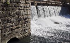 Mammoth Springs Dam Royalty Free Stock Photos Mammoth Springs Dam Royalty Free Stock Photos