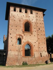 Castle Tower In Vigevano Stock Photo Castle Tower In Vigevano Stock Photo