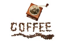 Old-fashioned Coffee Grinder Royalty Free Stock Photo Old-fashioned Coffee Grinder Royalty Free Stock Photo
