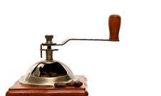 Old-fashioned Coffee Grinder Royalty Free Stock Photography Old-fashioned Coffee Grinder Royalty Free Stock Photography