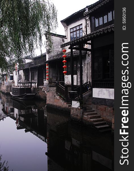 The town is beautiful, in Zhejiang province, China. This place is old,with his great history. The town is beautiful, in Zhejiang province, China. This place is old,with his great history.