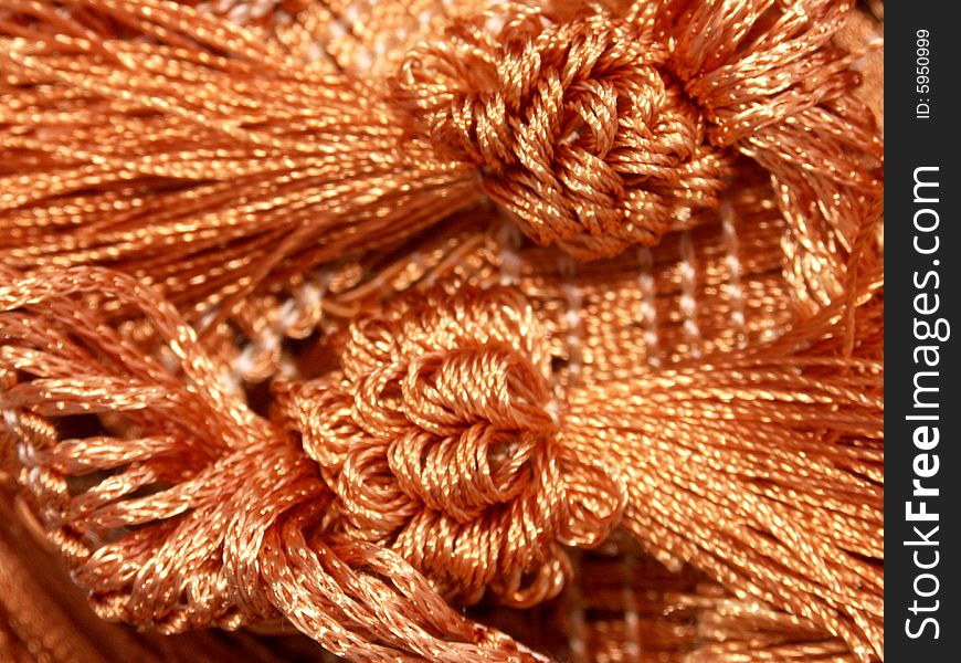 Orange abstract background of texture of material