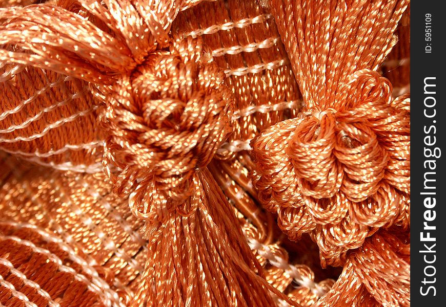 Orange abstract background of texture of material