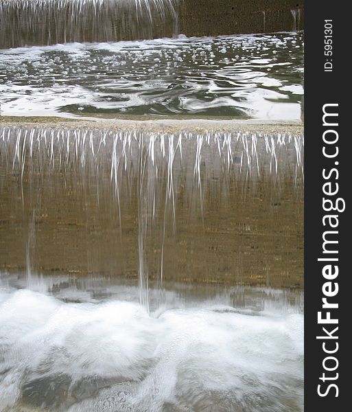 Fountain With Levels In A Park