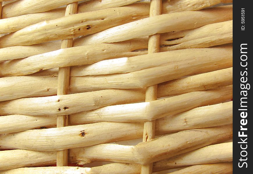 The texture of a wicker basket. The texture of a wicker basket