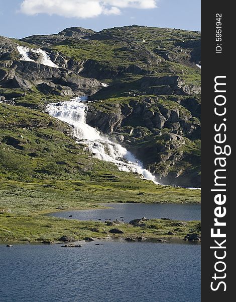 The photo is taken in the  Hardangervidda national park, Norway. The photo is taken in the  Hardangervidda national park, Norway
