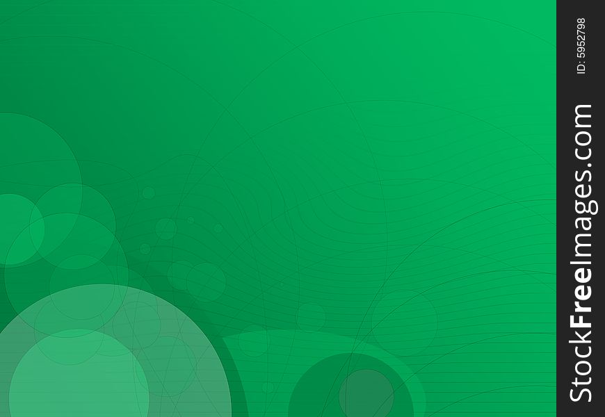 Green abstract wallpaper with circles and vectors shape. Green abstract wallpaper with circles and vectors shape