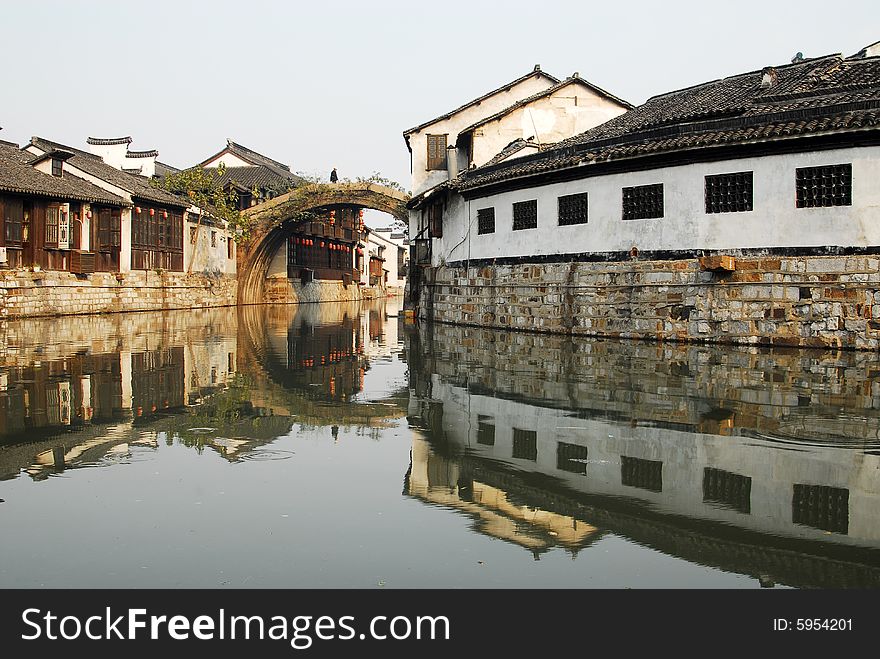 The town is beautiful, in Zhejiang province, China. This place is old,with his great history. The town is beautiful, in Zhejiang province, China. This place is old,with his great history.