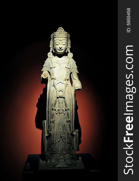 Antique, buddha sculpture, ancient art