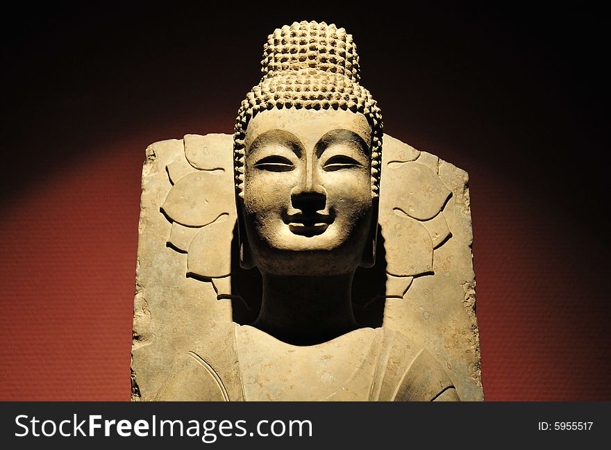 Antique, buddha sculpture, ancient art