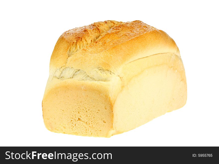 Wheat bread on a white background. Wheat bread on a white background.