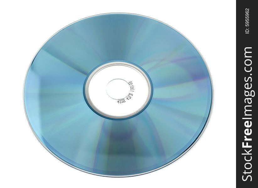 Cdrom support data storage on a white background. Cdrom support data storage on a white background