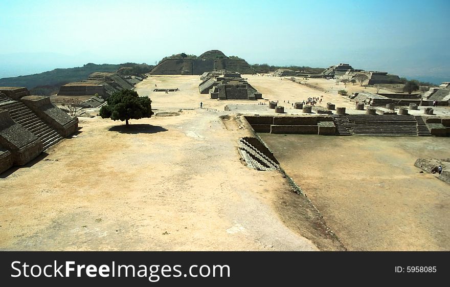 Ruins Of Monte Alban.