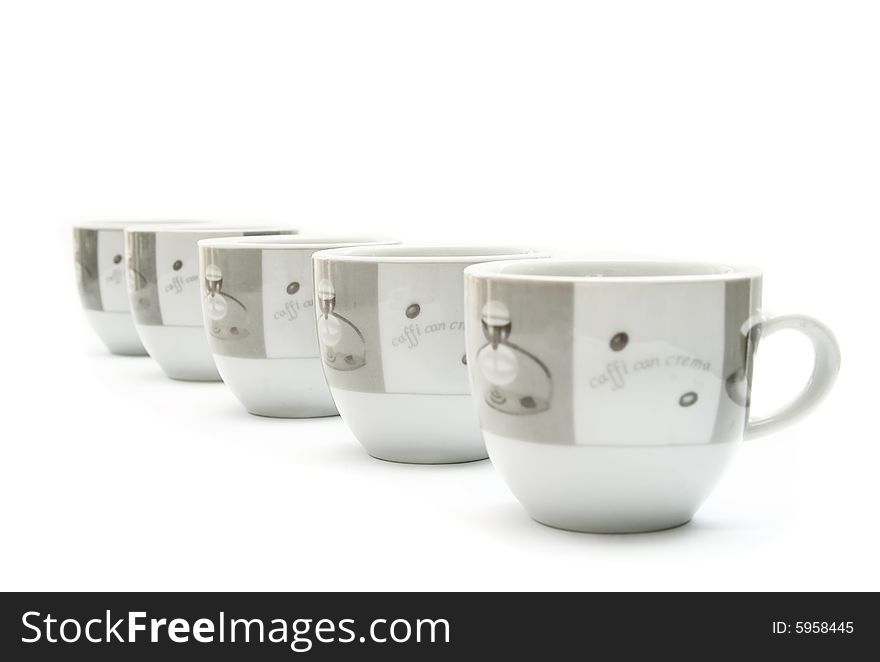 Cup for coffee it is isolated on a white background