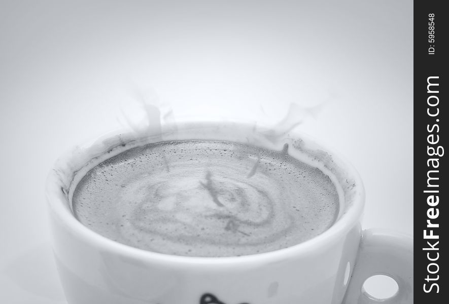 Cup for coffee it is isolated on a white background. Cup for coffee it is isolated on a white background