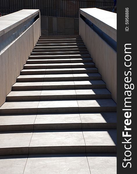 Stairs in the theater of Aix en provence in the south of France. Stairs in the theater of Aix en provence in the south of France