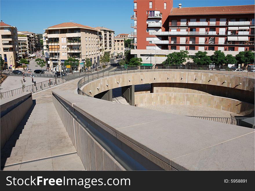 Aerial view of the city Aix en provence in the south of France. Aerial view of the city Aix en provence in the south of France