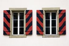 Black And Red Window Blinds Royalty Free Stock Photo Black And Red Window Blinds Royalty Free Stock Photo