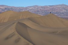 Sand Dunes In Death Valley At Sunrise Royalty Free Stock Photography Sand Dunes In Death Valley At Sunrise Royalty Free Stock Photography