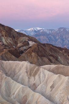 Overlook The Death Valley From Zabriskie Point Royalty Free Stock Image Overlook The Death Valley From Zabriskie Point Royalty Free Stock Image