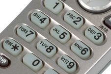 Wireless Telephone Number Pad Royalty Free Stock Image Wireless Telephone Number Pad Royalty Free Stock Image