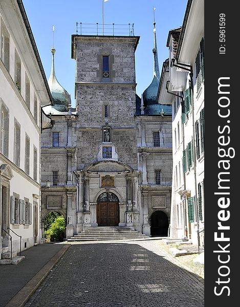 Historic city of solothurn; switzerland